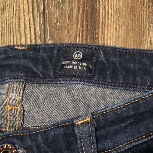 AG Adriano Goldschmied Jeans Women's 28R The Ballard Slim Boot Dark Wash Denim - Picture 2 of 6